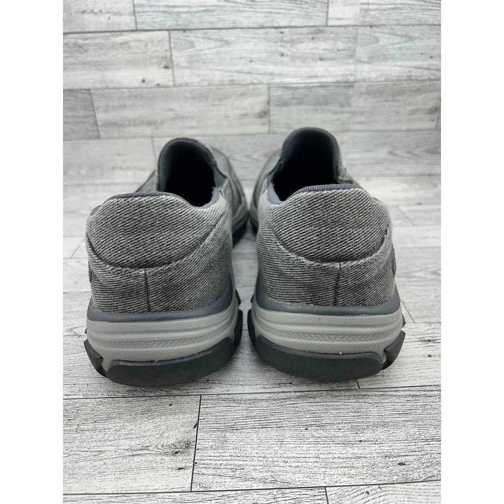 Skechers Relaxed Fit Air Cooled Memory Foam Slip On Shoes Men's Size 12 Charcoal